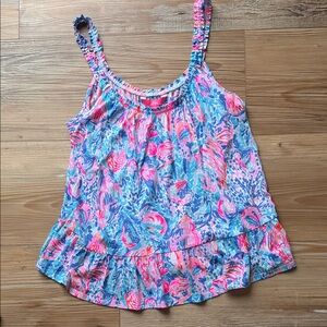 Lilly Pulitzer Vibrant Floral Tank Top